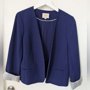Loft Blue Blazer Size 14